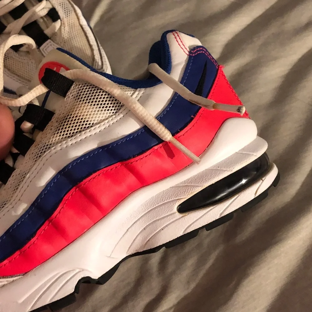 Nike Blue and White Sneakers